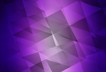 Obraz premium Light Purple, Pink vector gradient triangles texture.