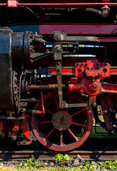Dampflok Eisenbahn Deutschland Schlepptender Schnellzug Räder Einheitllok Baureihe 01 Treibräder...
