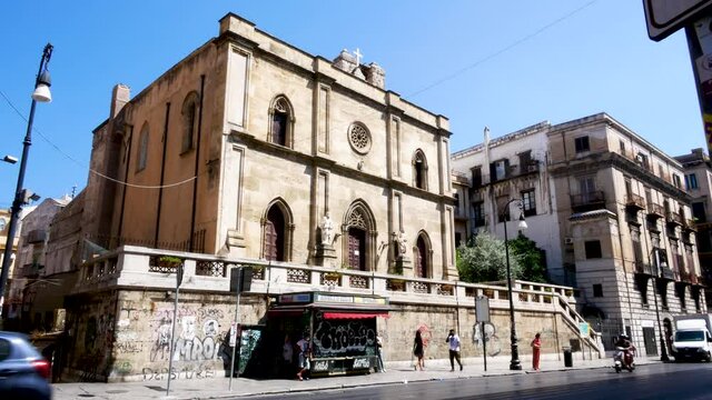 Palermo, Italy, the Sant'Antonio abate or Ecce Homo church