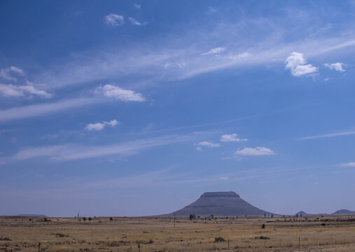 Coleskop is a hill outside the town of Colesberg in South Africa image in horizontal format