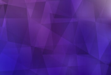 Obraz premium Light Purple, Pink vector abstract polygonal template.