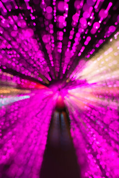 Holiday Light Zooming Abstract