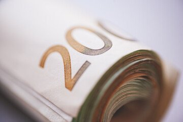 roll of two hundred euro bills