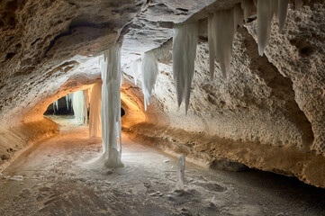 Pinezhsky karst caves in the Arkhangelsk region