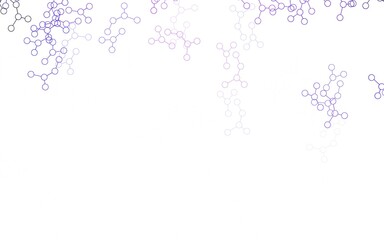 Light Purple vector texture with artificial intelligence concept.