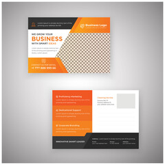 Marketing material Design - Postcard Template