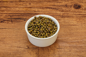 Vegetarian cuisine - dry green lentil