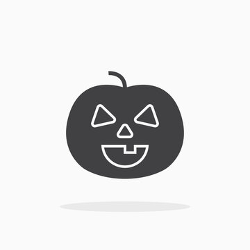 Halloween pumpkin icon.