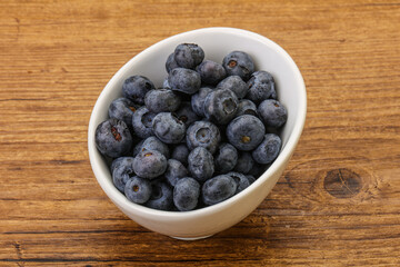 Ripe sweet tasty blueberries heap