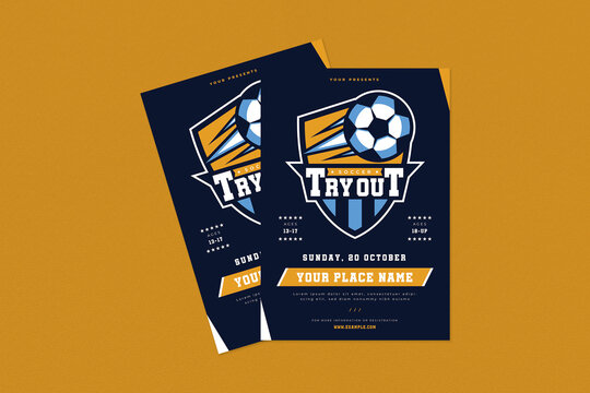 Soccer Tryout Flyer Template