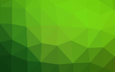 Light Green vector shining triangular template. Shining colored illustration in a Brand new style. The best triangular design for your business.