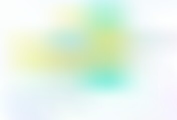 Light Green vector blurred bright template.