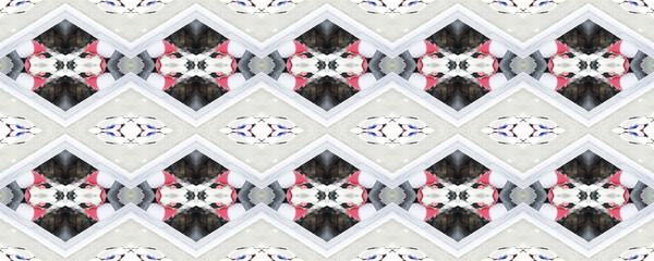 Watercolor Asian Element. Rainbow Random