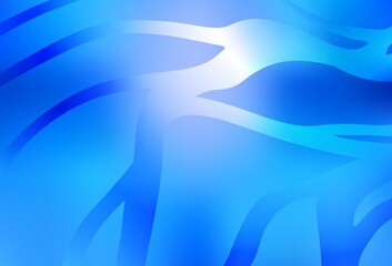 Light BLUE vector blurred pattern.