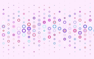 Light Blue, Red vector texture with disks.