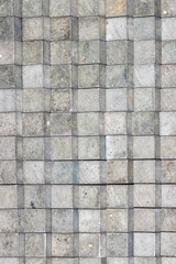 Tilted metal cubes background