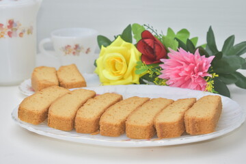 cakes on a plate