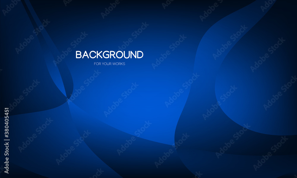 Poster blue abstract background with geometric composition. futuristic concept. for use in all types of des