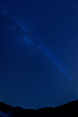 Obraz na płótnie Canvas Starry night with the Milky Way