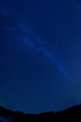 Fototapeta premium Starry night with the Milky Way