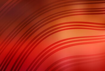 Light Red vector background with wry lines.