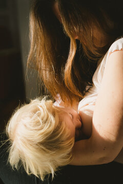Breastfeeding.