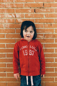 Little Girl with Down Syndrome