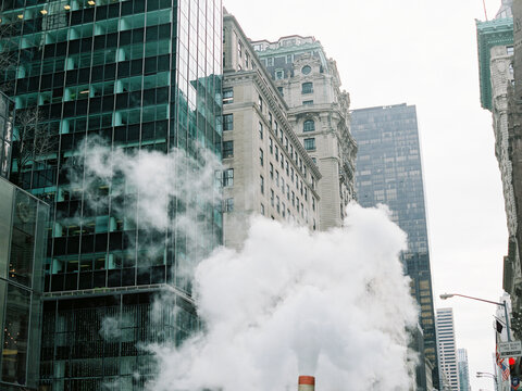 Smoke stack in New York City