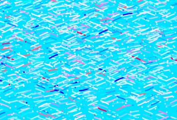 Light Blue, Red vector template with repeated sticks.
