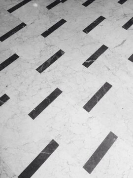Marble surface with black lines