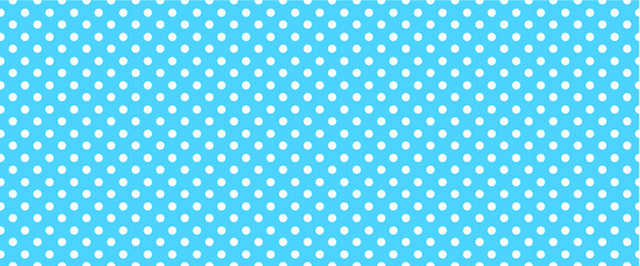 Blue, polka dot jersey pattern. Pois, polka dots memphis style. Flat vector seamless dotted pattern. Vintage, abstract geometric wallpaper or banner. Christmas ( xmas ). Point, round signs.