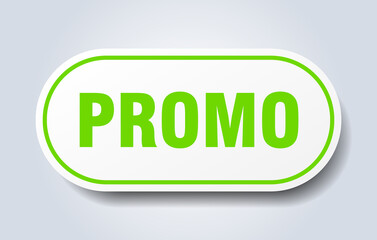 promo sign. rounded isolated button. white sticker