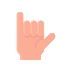 summer beach or holiday related summer beach party hand with fingers vector in flat style,