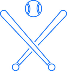 Baseball icon. Sport icon vector 