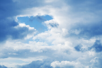 Naklejka na ściany i meble Clouds in sky