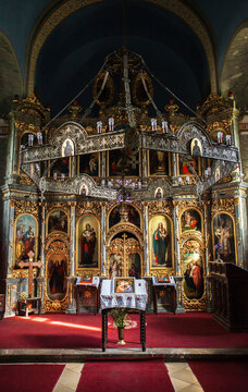 Interior of ortodox church.