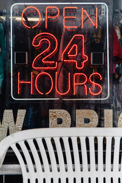 Open 24 Hour Sign