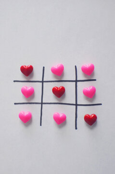 Valentine Heart Tic Tac Toe