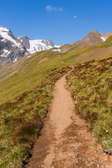 The mountains and nature of the Alta Val Formazza, among the Italian Alps, near the Riale village - July 2020