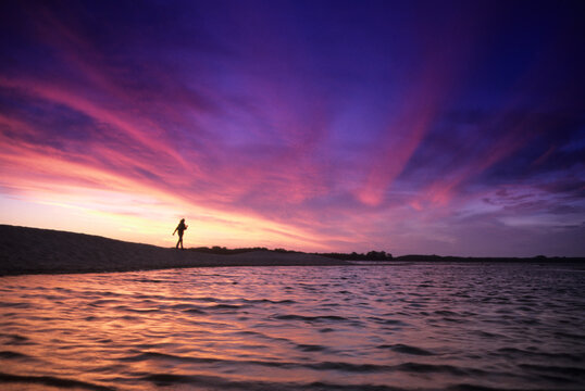 Walking on the Beach Cape Cod