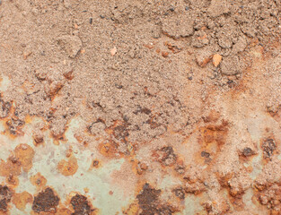 Texture of rough metal - cast old iron.