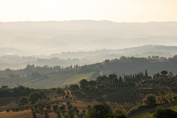 Idyllic countryside in Tuscany, Italy