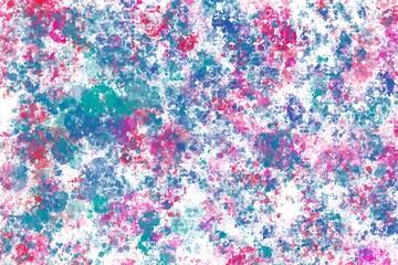 Abstract Multicoloured Paint Splash Background 