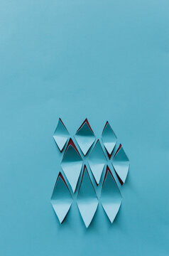 Blue rhombus background