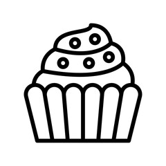 baby toy related cup ice cream with strips on cup vectors in lineal style,