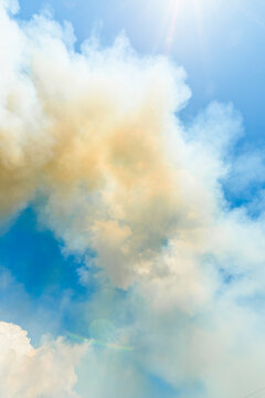 Brushfire smoke Clouds