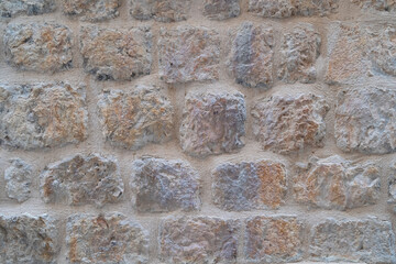 Wall in the medieval city of Dubrovnik