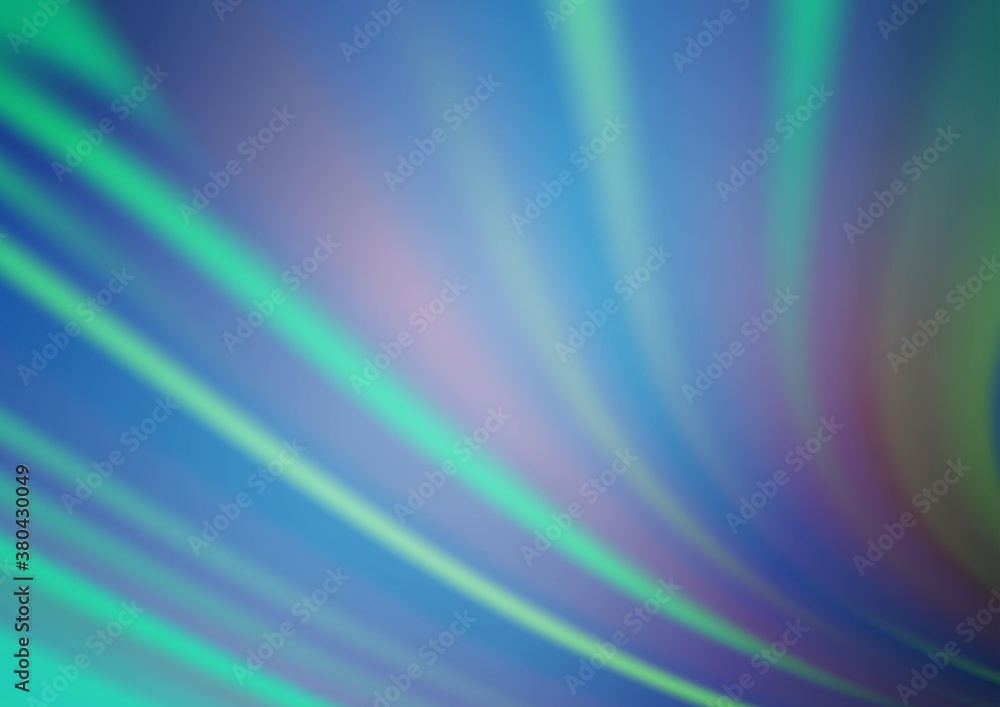 Aufkleber light blue vector blurred shine abstract background. a vague abstract illustration with gradient. th