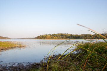 A beautiful image of the river on a sunny summer day.