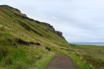 Fototapeta premium The path to Talisker Bay on the Isle of Skye